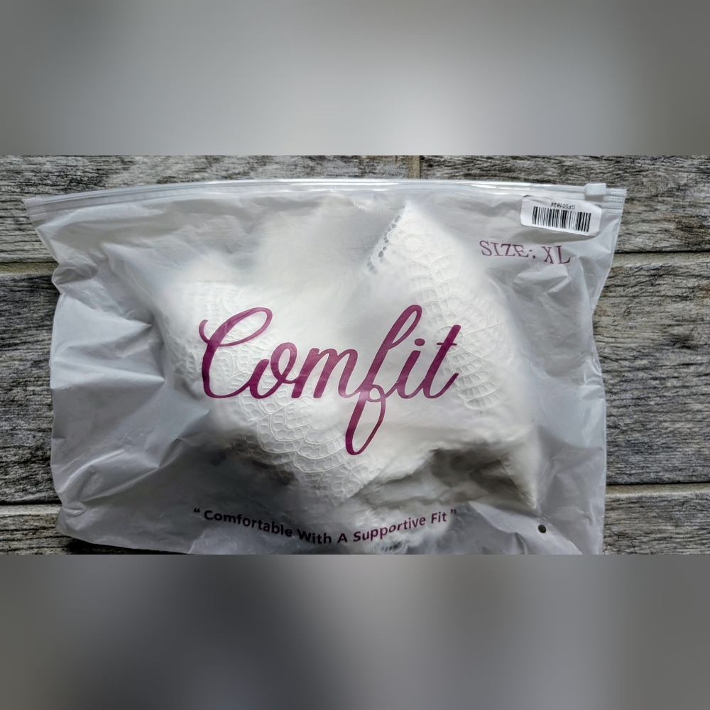 Comfit XL White Lace Bralette NWT - Picture 2 of 2